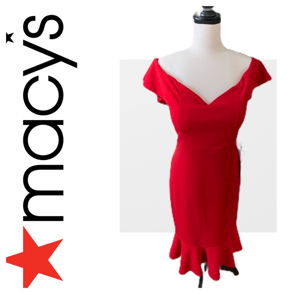 NWT.  Macy’s little Red Dress